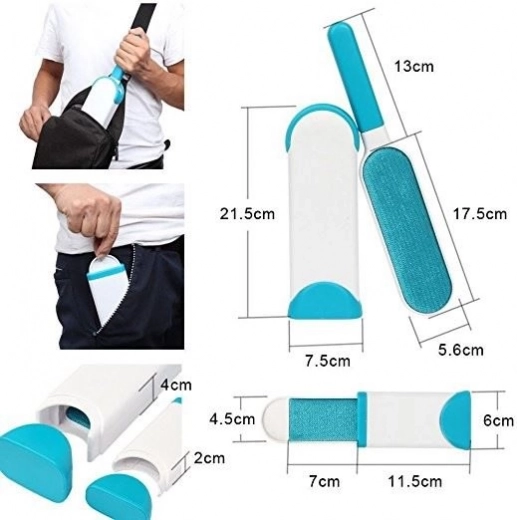 Spazzola grande e da viaggio in un unico set