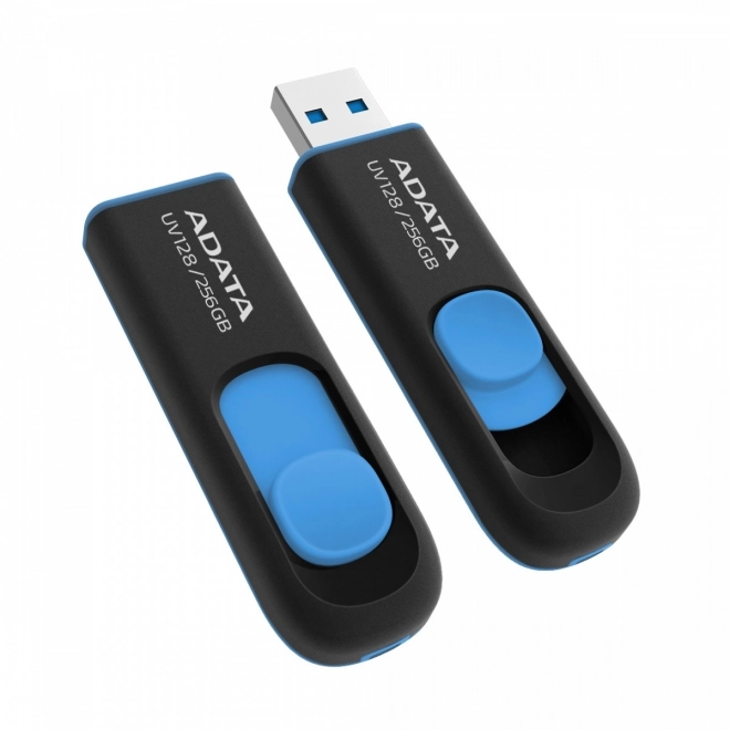 Elegant Black and Blue USB Flash Drive UV128 128GB