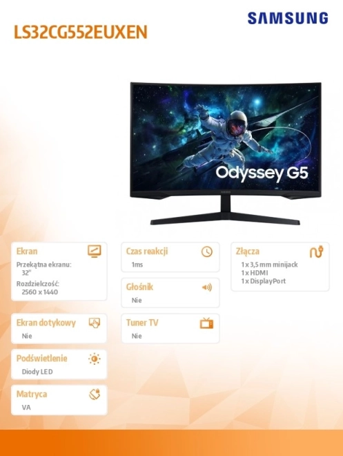 Monitor curvo Ultrawide 32 pollici Samsung