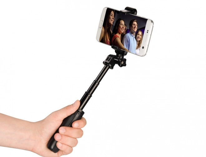 Mini Smartphone Tripod with Mirror - Black