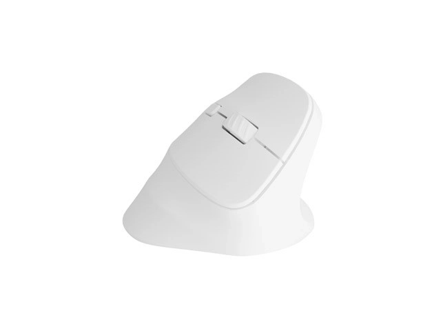 Vertical Wireless Mouse Crake 2 BT 5.2 + 2.4GHz White