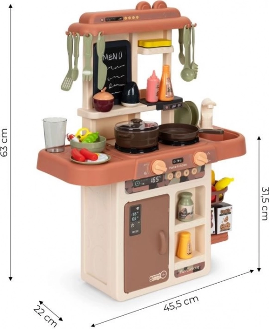Cucina giocattolo con suoni e luci a LED