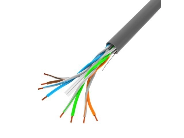 Lanberg Ethernet Cable 100m UTP CCA Grey