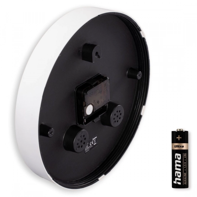 Wall Clock Elba 25cm White