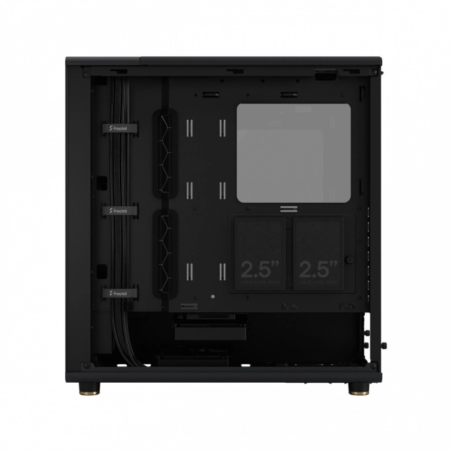 Fractal Design kast North zwart met houten details
