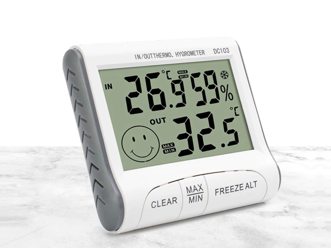 Display LCD chiaro e indicatore di comfort