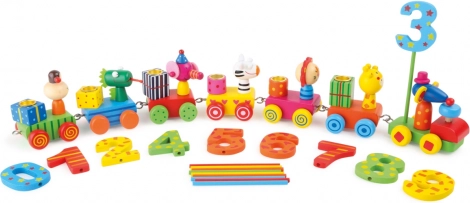 Interactive birthday train