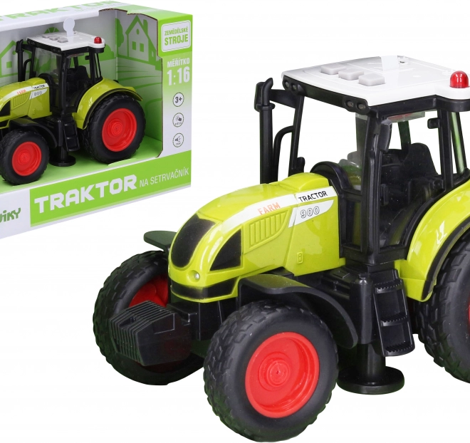 Tractor met vliegwiel met licht- en geluidseffecten 18 cm