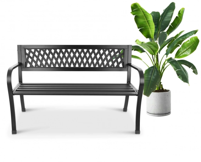 Garden Bench with Backrest for Terrace and Balcony