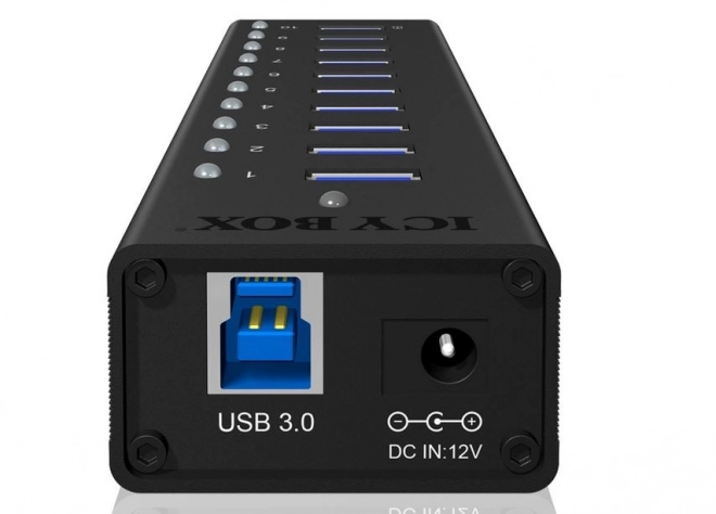 Active 10-Port USB Hub by ICY BOX