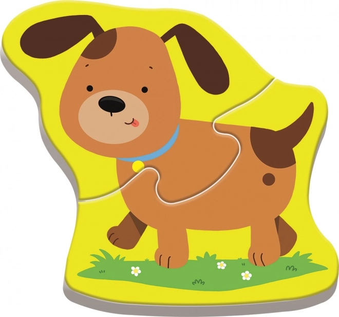 Baby puzzel met dieren - 8 stukjes