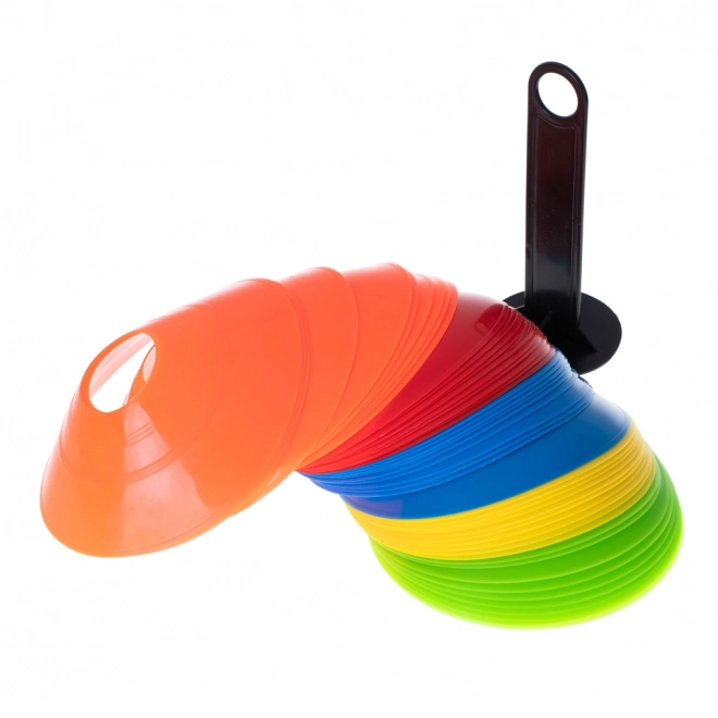 Training Cones in Net - 50 Pieces
