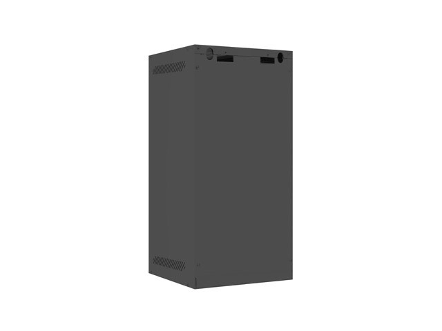 Lanberg Wall-Mount Cabinet Black Flat Pack