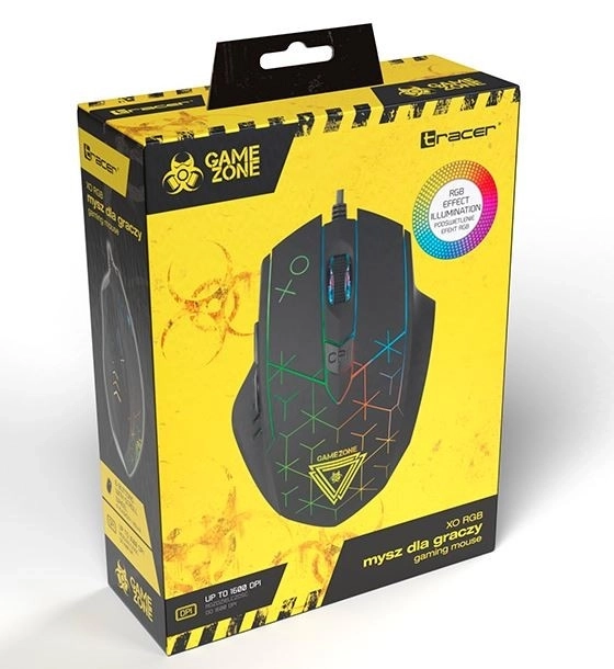 Mouse da gioco con sensore ottico e illuminazione RGB