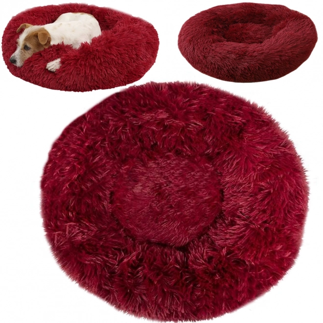 Pluchen kattenmand met zacht kussen voor op de bank 80 cm
