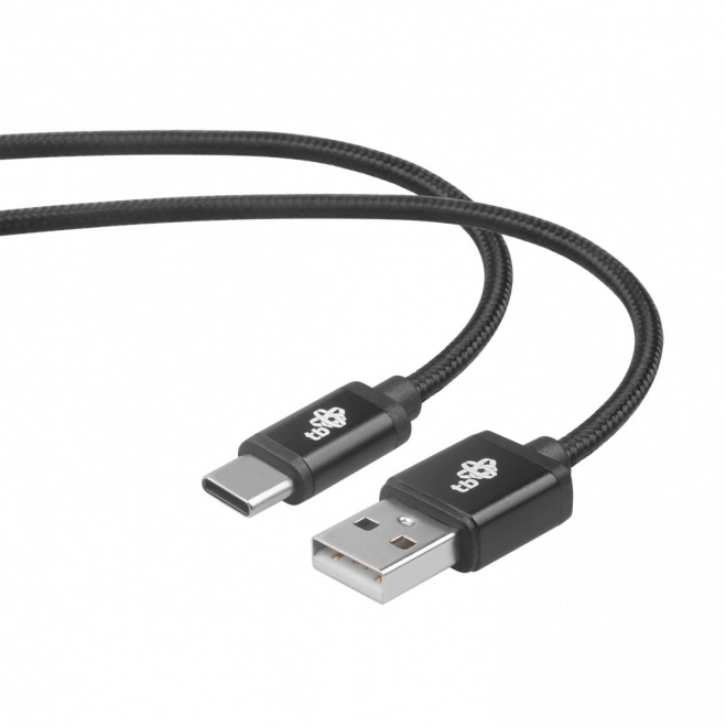 Kabel USB-USB C 1,5 m černý prémiový kabel