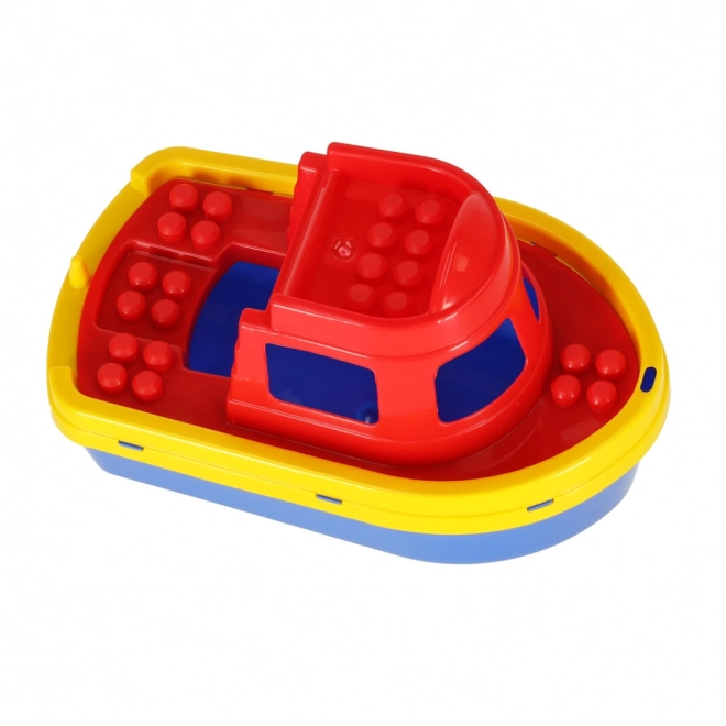 Colorful Sand Play Set with Boat and Molds