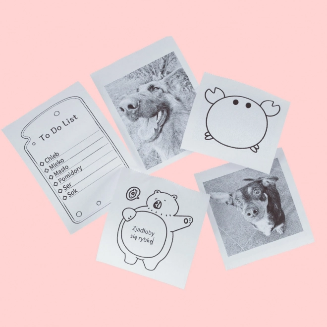 Mobile Mini Printer with Cat Design Pink