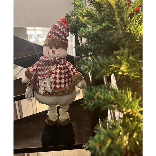 Telescopic Christmas Snowman Decoration 105cm