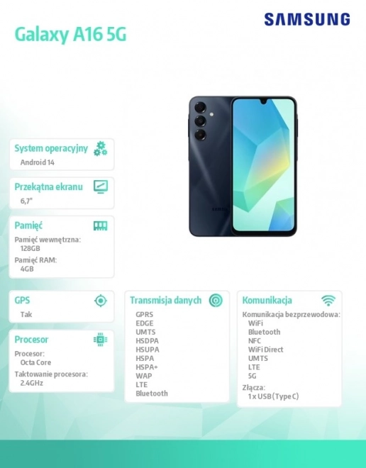 Galaxy A16 5G Smartphone 128GB Black