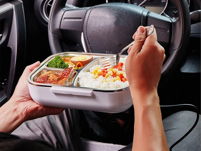 Electric Heated Lunch Box for Car Trips