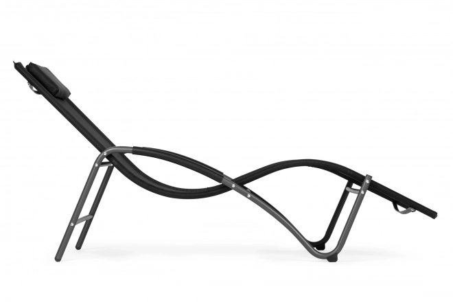 Garden Lounger with Headrest