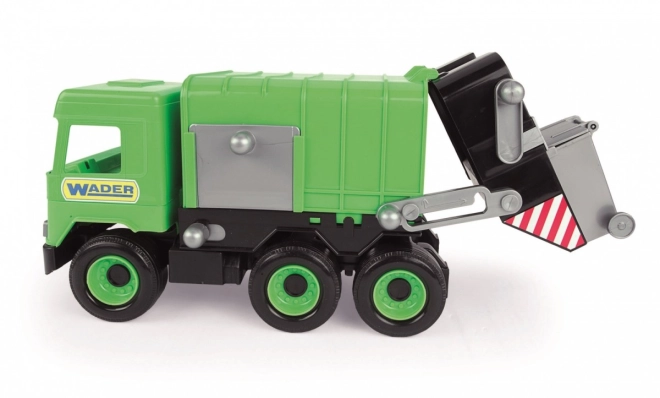 Functional lifting arm and bin emptying
