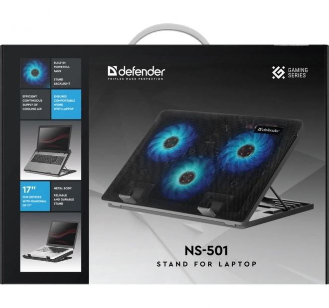 Base di raffreddamento per notebook Defender NS-501 15.6"-17"