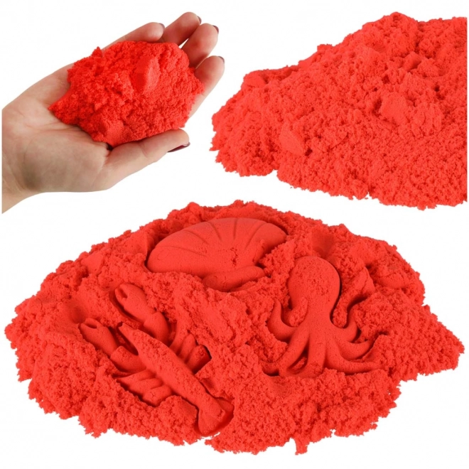 Green Kinetic Sand 1kg Bag – Red