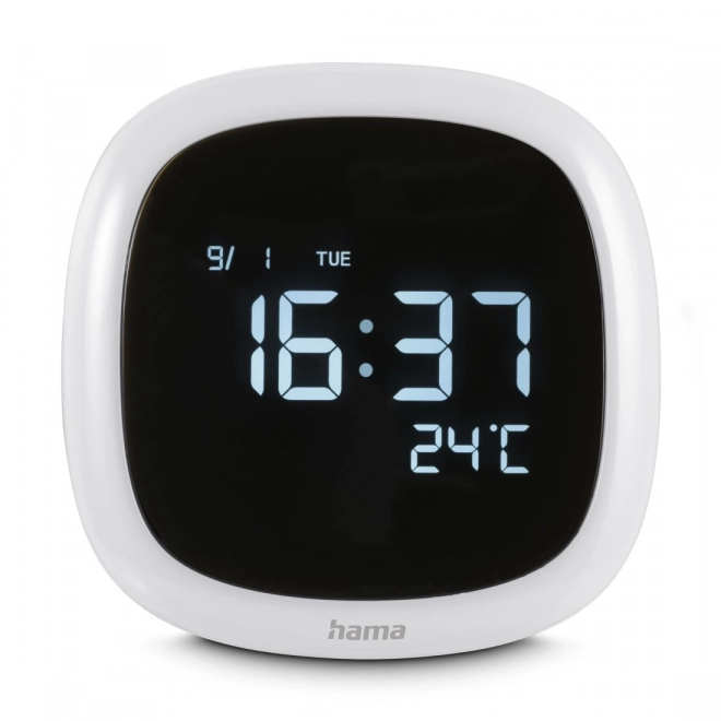 Electronic Alarm Clock Bora Bora White