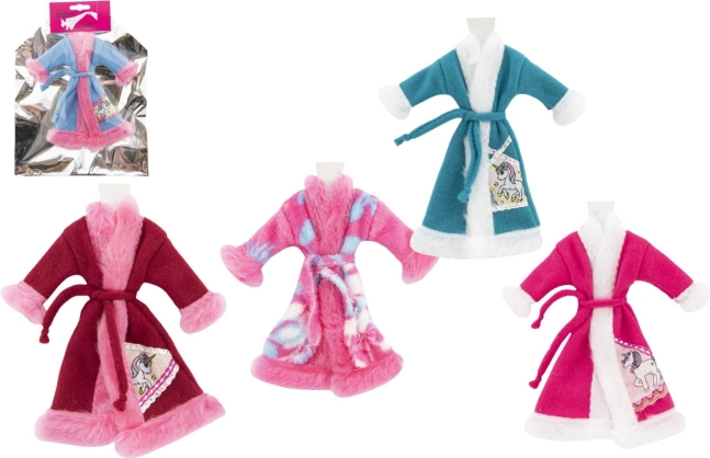 Peignoir pour poupées mélange de couleurs