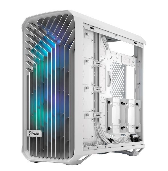 Case bianco RGB TG Clear Tint