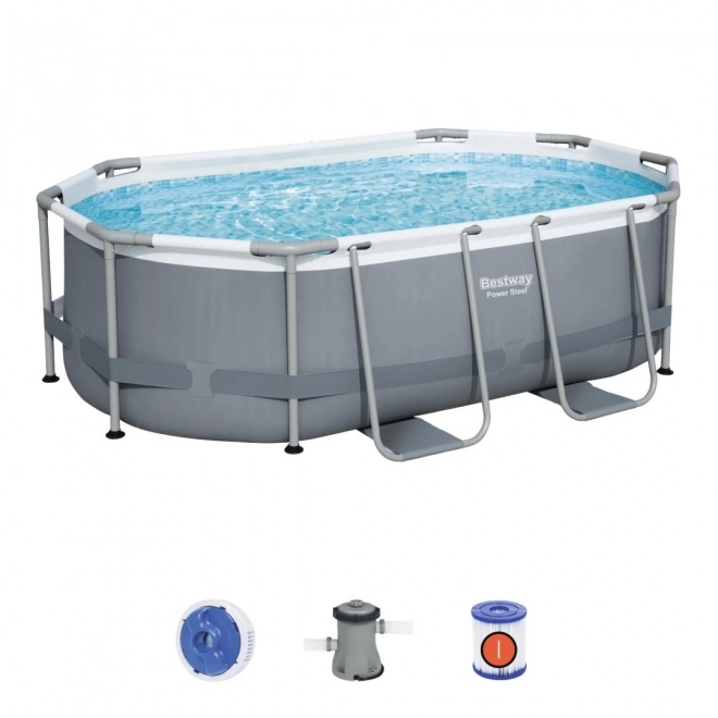 Above-ground Pool Power Steel 305x200x84 cm