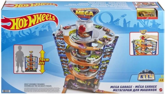 Hot Wheels City Mega Garage with Spiral Track