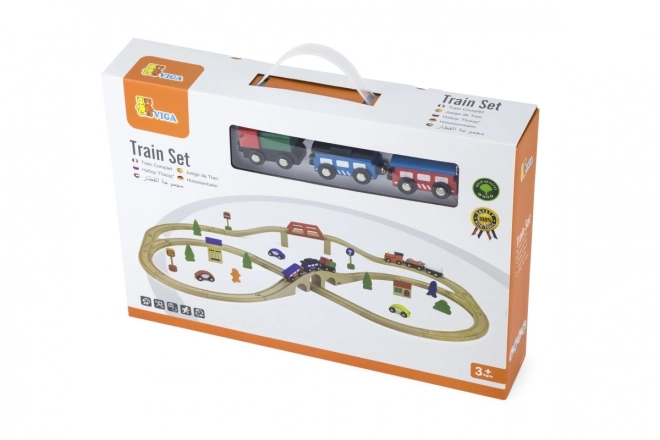 Wooden Train Set