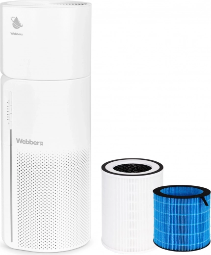 Multi-stage HEPA 13 and UV‑C filtration