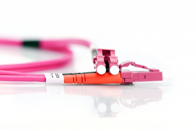 Fiber Optic Patch Cord LC to LC OM4 5m Duplex LSOH