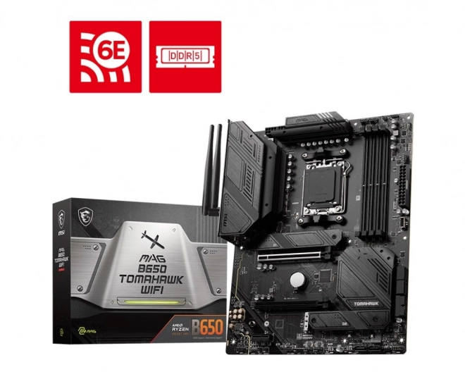 Platform basis MAG B650 Tomahawk WiFi AM5 4DDR5 HDMI/DP ATX