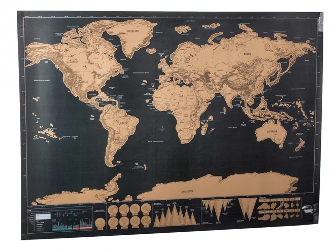 World Scratch Map for Travelers