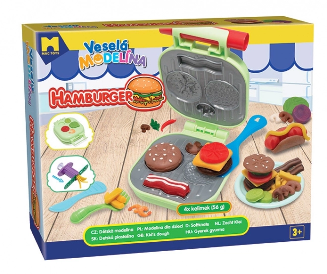 Vesela Modeling Clay Burger Set