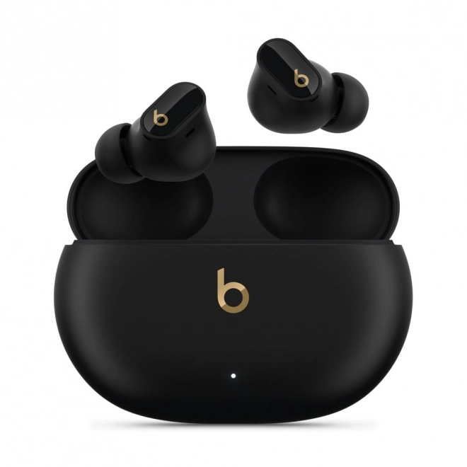 Wireless earphones beats studio buds plus - black with gold