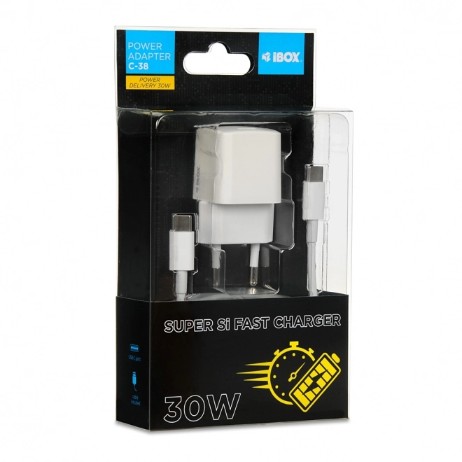 Nabíjačka ILUC 65W USB-C biela