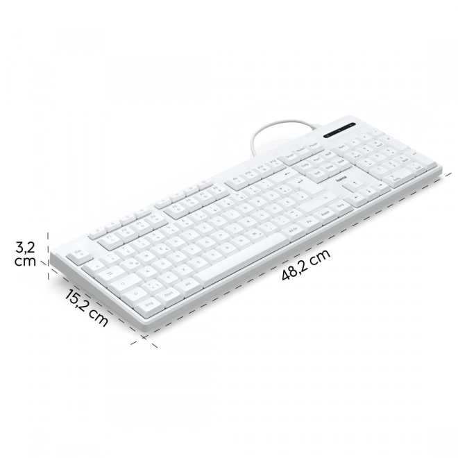 Wired Keyboard White