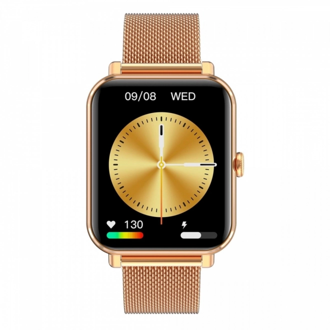 Smartwatch Garett GRC Classic Gold Stainless Steel