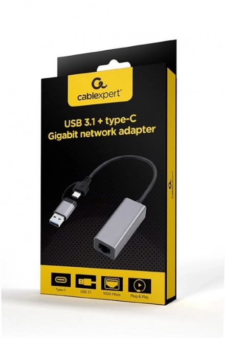 Gigabit Netzwerkadapter USB 3.1 - USB-A/USB-C