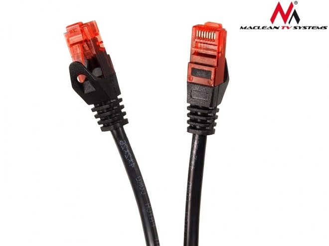 High-Quality Black UTP CAT6 Patchcord Cable