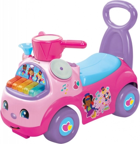 Odrážadlo Fisher-Price Hudobná paráda ružové