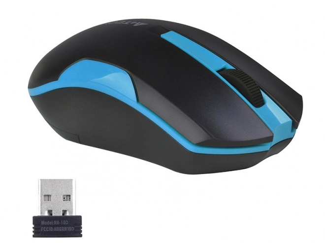 Mouse wireless V-Track nero e blu