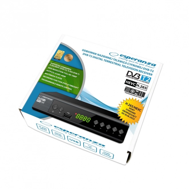 Decoder DVB-T2 H.265/HEVC Esperanza