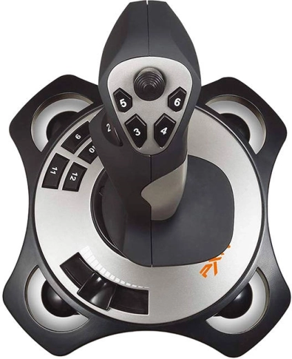 12 pulsanti programmabili e hat switch